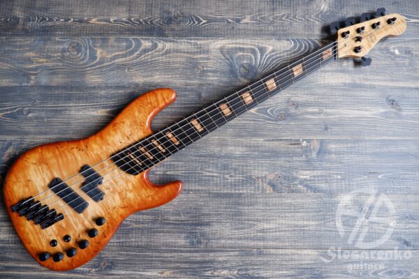 Multiscale custom bass Slesarenko Guitars