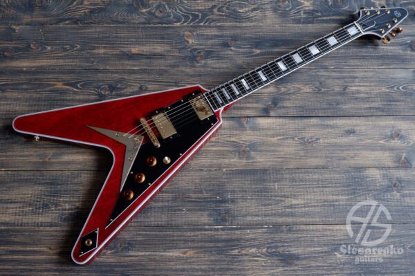 Flying V style custom Slesarenko Guitars 3